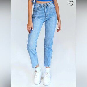 BNWT Princess Polly Portofino Jeans Light Wash Blue Size 2